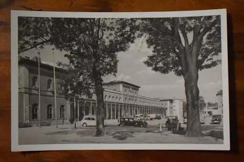 Ak Augsburg Hauptbahnhof, um 1940 nicht gelaufen