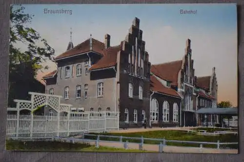 Braunsberg Bahnhof, 1905 gelaufen