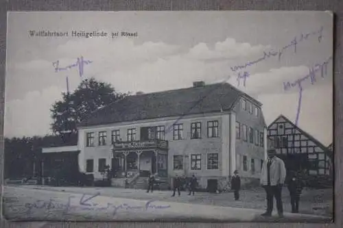 Ak Wallfahrtsort Heiligelinde b. Rössel Gasthaus Heiligelinde O. Steinsohn, 1917