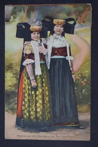Ak Trachten aus der Umgegend von Bad Oeynhausen,  1908 gelaufen