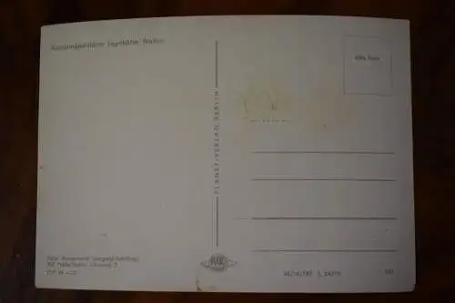 AK Konsumgaststätte Jagdhütte Wettin,  1973 nicht gelaufen