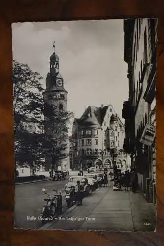 AK Halle / Saale, Am Leipziger Turm,   1962 gelaufen