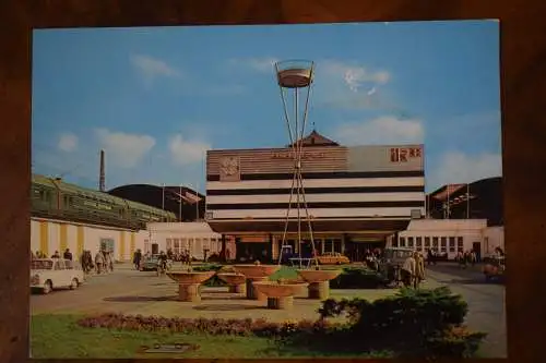 AK Halle / Saale, Hauptbahnhof, 1977 nicht gelaufen