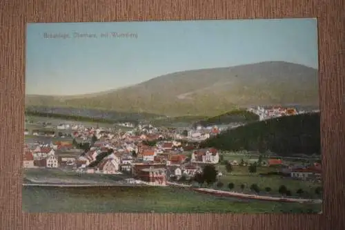 Ak Braunlage i. Oberharz, mit Wurmberg, 1915 gelaufen