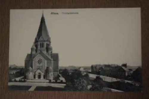 Ak Riesa Trinitatiskirche, um 1910 nicht gelaufen