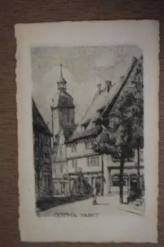 Ak Gotha, Markt, um 1910 nicht gelaufen