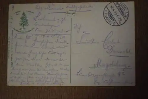 Ak Braunlage i. Oberharz, Villenviertel, 1915 gelaufen