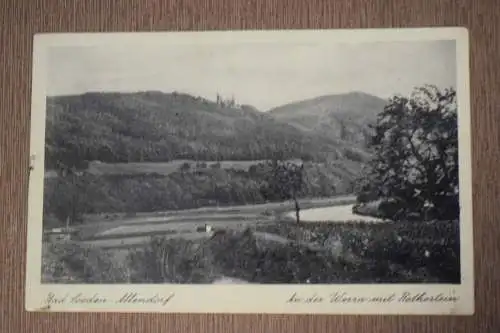 Ak Bad Sooden-Allendorf, An der Werra mit Rothestein, um 1910 nicht gelaufen