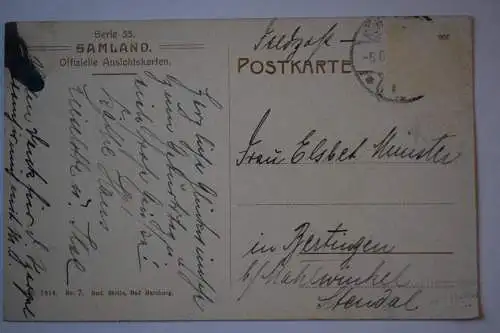 Ak Küste bei Rauschen, Samland, um 1905 gelaufen