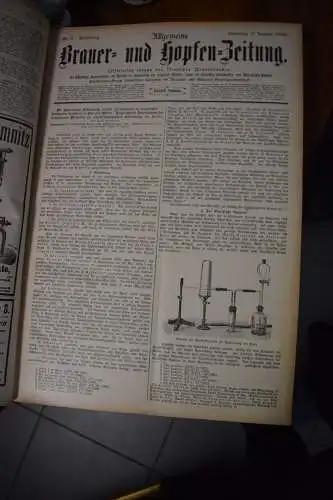 Allgemeine Brauer -und Hopfenzeitung 1903 Band 1, Januar - Juni, gebunden, Bier