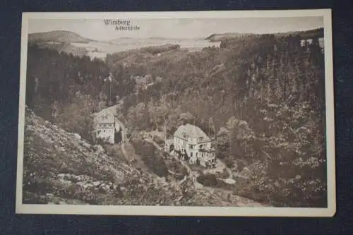 Ak Wirsberg Adlerhütte, Bahnpost 1932 gelaufen