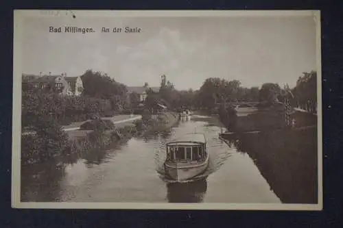 Ak Bad Kissingen, An der Saale, 1923 gelaufen