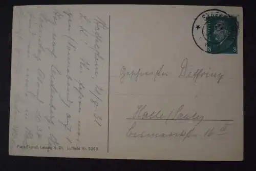 Ak Schloß Banz Obfr., Original Fliegeraufnahme, 1921 gelaufen