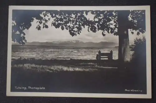 Ak Tutzing, Thomaplatz, Phot. Wörsching, 1931 gelaufen