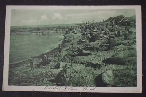 Ak Ostseebad Dahme, Strand, um 1930 gelaufen