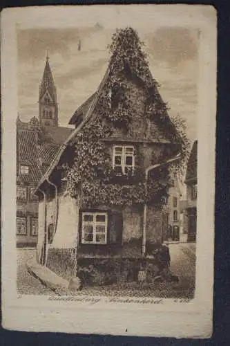 Ak Quedlinburg, Finkenherd,  1908 gelaufen