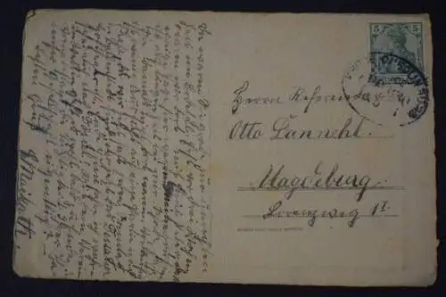 Ak Quedlinburg, Finkenherd,  1908 gelaufen