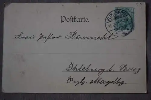 Gruss aus Bad Flinsberg, 1901 gelaufen