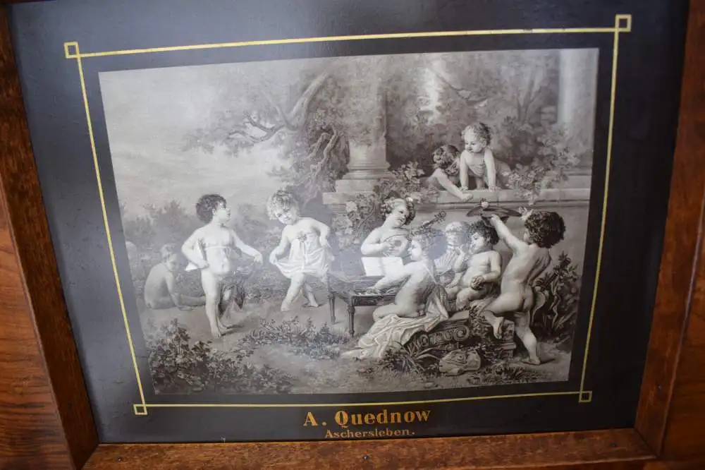 Polyphon A. Quednow Aschersleben, 39,5cm Platten 39 Stück, voll funktionstüchtig 10