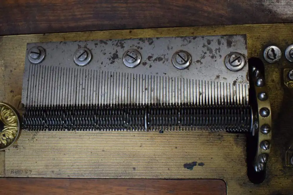 Polyphon A. Quednow Aschersleben, 39,5cm Platten 39 Stück, voll funktionstüchtig 6