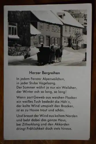 Ak Harzer Bergreihen, um  1956 gelaufen