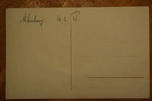 Ak Altenburg, 20.02.1921 nicht gelaufen