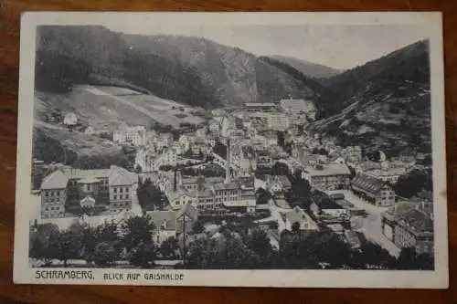 Ak Schramberg, Blick auf Gaishalde, 1927 gelaufen