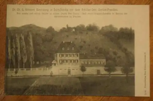 Ak Körners Besitzung in Loschwitz mit dem Schiller-Don Carlos-Pavillon, n. gel.