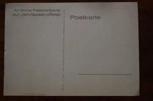 Ak Nordhausen 1000 Jahre Amtliche Festpostkarte, um 1927 nicht gelaufen