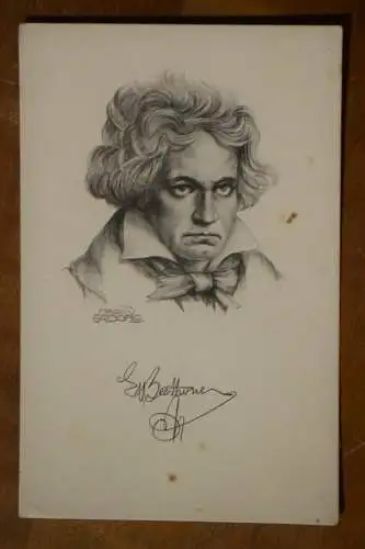 Ak Beethoven, Mertin Growald, um 1920 nicht gelaufen