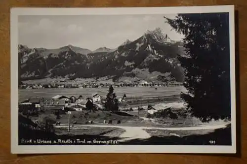 Ak Blick v. Urisee a. Reutte i. Tirol m. Gernspitze, um 1910 nicht gelaufen