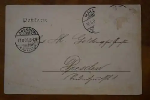 AK Halle / Saale , um 1903 gelaufen