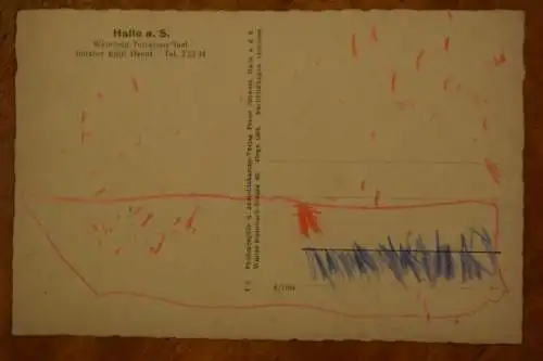 AK Halle / Saale, Konzertsaal der Weinberg-Terrassen, um 1900 nicht gelaufen