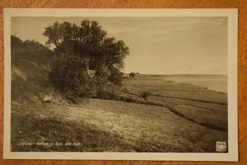 Ak Luftkurort Keitum a. Sylt, Am Kliff, um 1930 nicht gelaufen