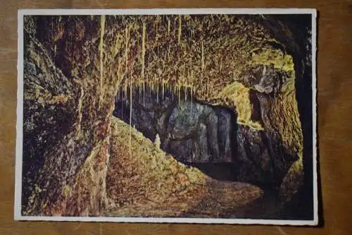 Ak Feengrotten b. Saalfeld Die Mützelburg-Grotte, Saalfelder Heilquellen