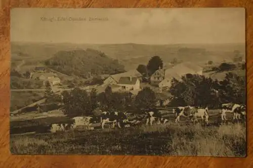 Königl. Eifel-Domäne Berterath,  Feldpost um 1914 gelaufen