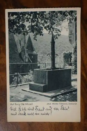 Ak Auf Burg Eltz (Mosel), phot. Walter Tillmanns, Emmerich, 1935 gelaufen