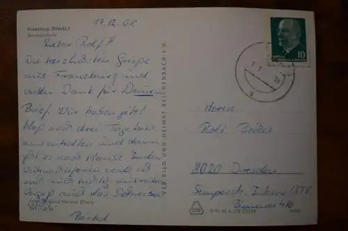 Ak Franzburg (Meckl.), Sonderschule, 1968 gelaufen