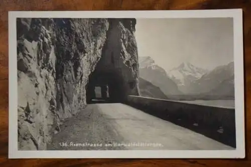 Ak Axenstrasse am Vierwladstättersee, um  1930 nicht gelaufen