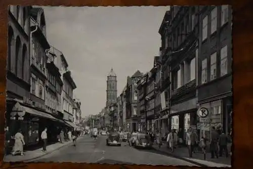 Ak Göttingen, Weenderstr. mit Jacobikirche, 1962 gelaufen