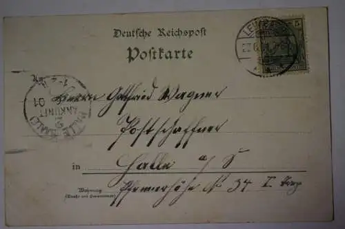 Ak Gruss aus dem Wipperthal, Biesenrode, Vatterode, Gräfenstuhl, 1901 gelaufen