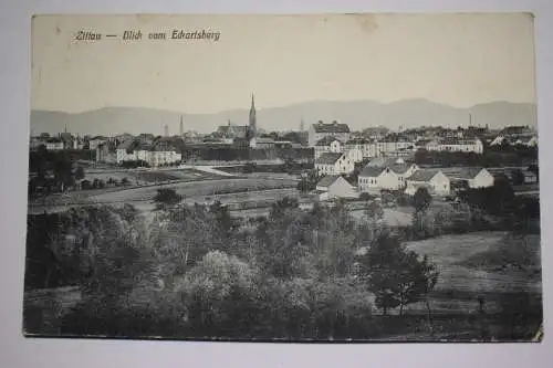 Ak Zittau, Blick vom Eckartsberg,  1922 gelaufen