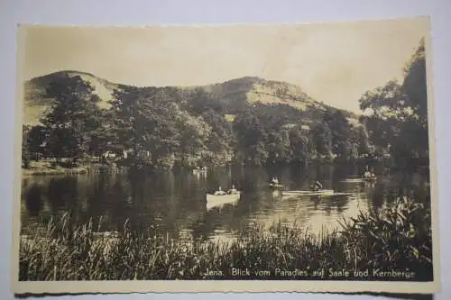 Ak Jena, Blick vom Paradies mit Saale und Kernberge, 1941 gelaufen