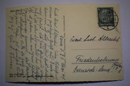 Ak Jena, Blick vom Paradies mit Saale und Kernberge, 1941 gelaufen