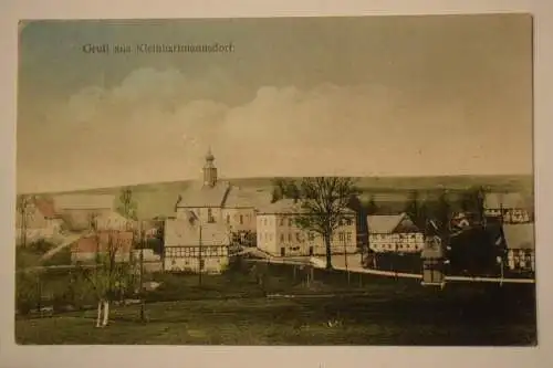 Ak Gruß aus Kleinhartmannsdorf, um 1910 nicht gelaufen