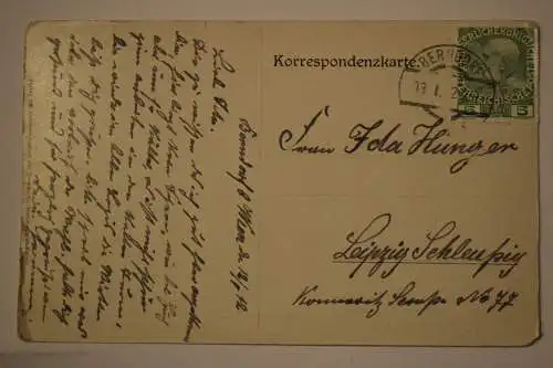 Ak Teilansicht der Stadt Berndorf, um 1912 gelaufen