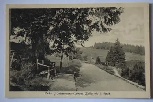 Ak Partie b. Johanneser-Kuhaus (Zellerfeld i. Harz), um 1910 nicht gelaufen