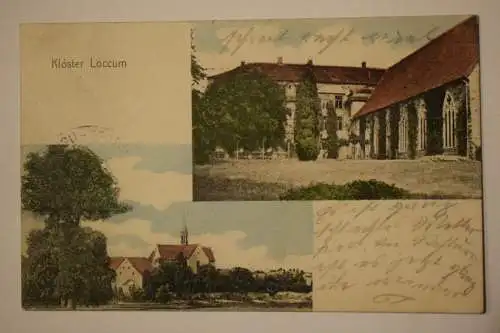 Ak Kloster Loccum, um 1906 gelaufen, Bahnpost