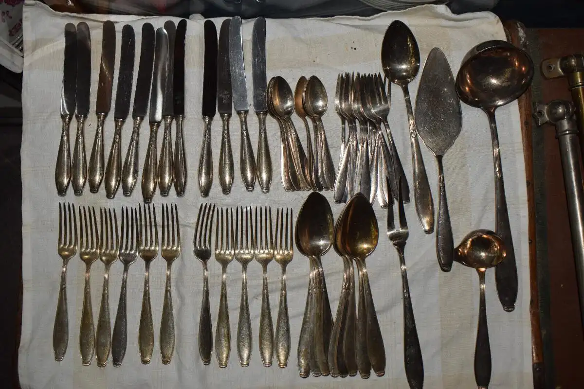 Besteck WMF 59 Teile,  90 Auflage, kleines Besteck, Frühstücksbesteck 0