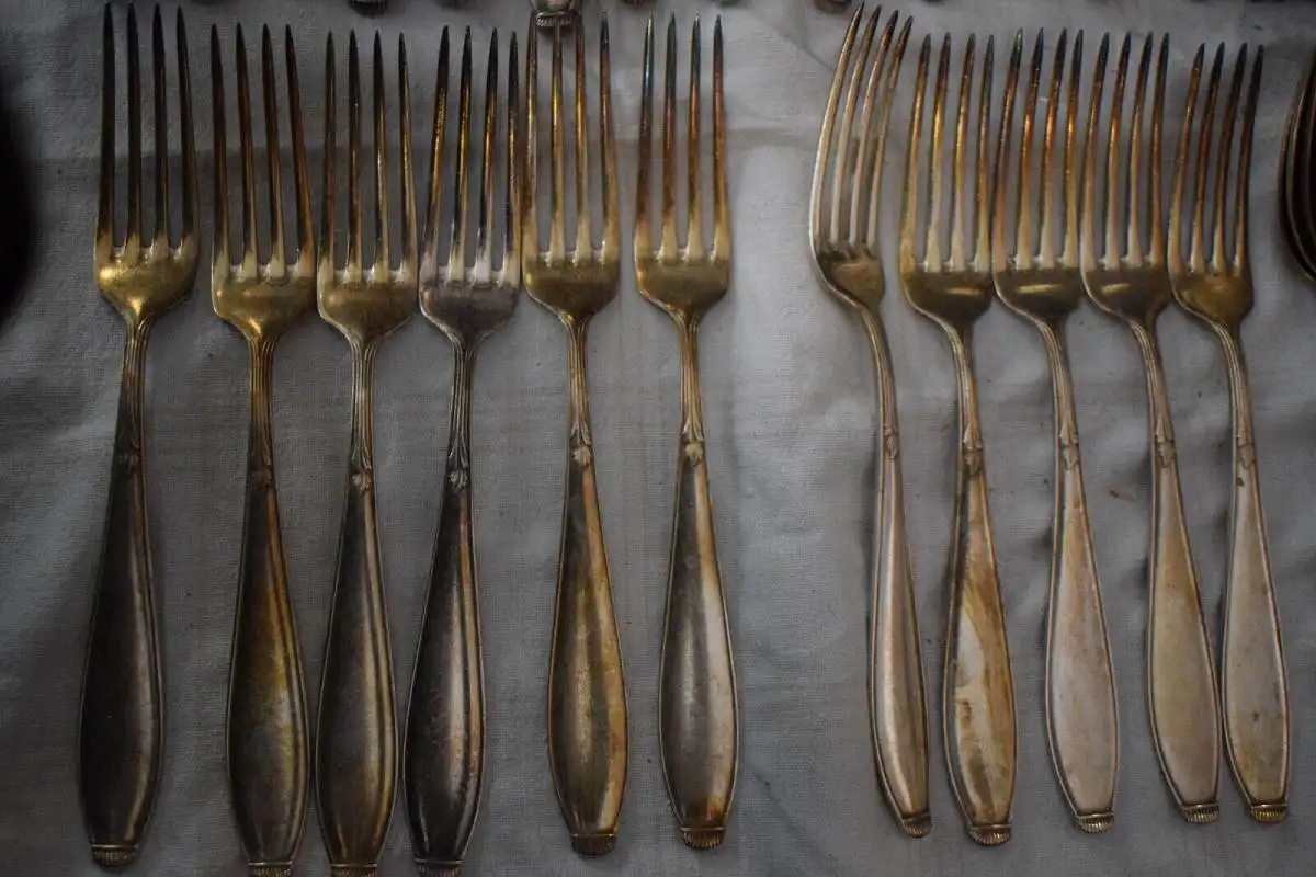 Besteck WMF 59 Teile,  90 Auflage, kleines Besteck, Frühstücksbesteck 2